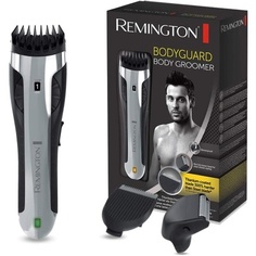 Триммер для волос на теле Bodyguard Bht2000A с насадкой для бритвы для влажного и сухого использования, черный/серый, Remington