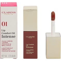 Lip Comfort Oil Intense - 01 Intense Nude, 7 мл блеск для губ, Clarins