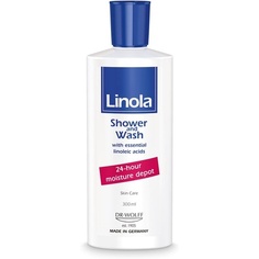 Душ и мытье 300 мл 24-часовой увлажняющий лосьон для тела со сбалансированным pH для сухой кожи, Linola Li̇nola