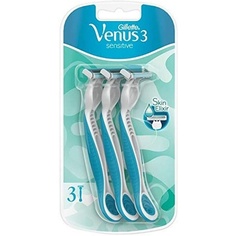Gillette Venus3 Sensitive одноразовая бритва для женщин — упаковка из 3 шт., Venus