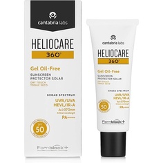 360 Безмасляный гель Spf50, 50 мл, солнцезащитный крем для лица, Heliocare