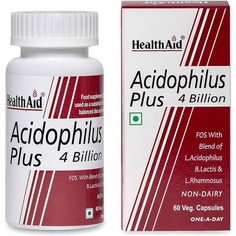 Acidophilus Plus 4 миллиарда растительных капсул, 60 шт., Healthaid