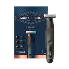 Электрическая бритва King C Style Master Trimmer для щетины с одним лезвием 4D, Gillette