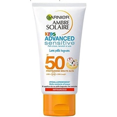 Ambre Solaire Advanced Sensitive Детское солнцезащитное молочко Spf50 150 мл, Garnier