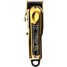 Профессиональная беспроводная машинка для стрижки волос Magic Clip Cordless Gold с 8 насадками 0,5-1,2 мм в комплекте, Wahl