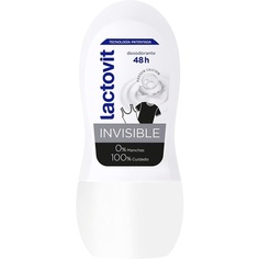 Сверхэффективный невидимый дезодорант против пятен, 0% спирта, 48 ч. Эффективный шариковый дезодорант с белком кальция, 50 мл., Lactovit