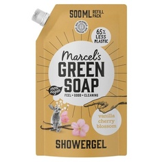 Гель для душа и гель для душа с ванилью и вишневым цветом, 500 мл, Marcel&apos;S Green Soap
