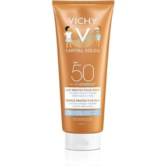 Capital Soleil Нежное молочко для детей для лица и тела Spf 50 300мл, Vichy