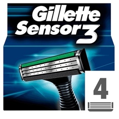 Зарядное устройство Sensor3 с 4 сменными блоками, Gillette
