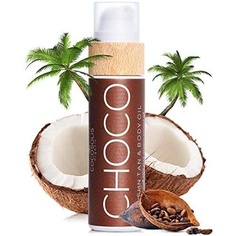 Органическое масло Choco Tanning Accelerator с витамином Е и ароматом шоколада 110, Cocosolis