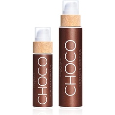 Органическое масло Choco Tanning Accelerator с витамином Е и ароматом шоколада 200, Cocosolis