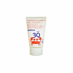 Детский солнцезащитный крем с кокосом и миндалем Spf30, 100 мл, Korres