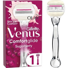 Бритва Venus Comfortglide Sugarberry Platinum для женщин, Gillette