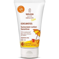 Эдельвейс солнцезащитный крем для чувствительной кожи Spf50 50мл, Weleda