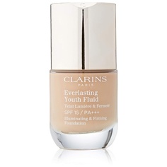 Флюид Everlasting Youth 112.3 Сандал 30 мл Spf15 для макияжа для женщин, Clarins