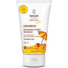 Эдельвейс солнцезащитный лосьон Spf30 150мл, Weleda