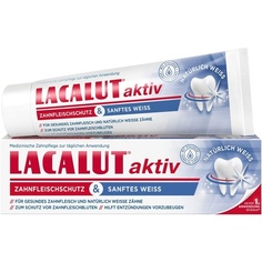 Активная защита зубов и нежный белый стоматологический крем 75 мл, Lacalut