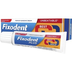 Fixodent Plus Крем-адгезив для зубных протезов, 40 г, Dual Power Premium, мятный, Procter &amp; Gamble
