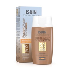 Fusion Water Color Spf 50 Тонированный ежедневный солнцезащитный крем для лица бронзовый 50 мл, Isdin