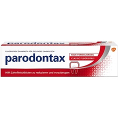 Классическая зубная паста для удаления зубного налета помогает уменьшить и предотвратить кровотечение десен, 75 мл, Parodontax