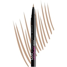 Тинт-карандаш для бровей Lift And Snatch, устойчивый к размазыванию и переносу, темно-серый цвет 03, Nyx Professional Makeup