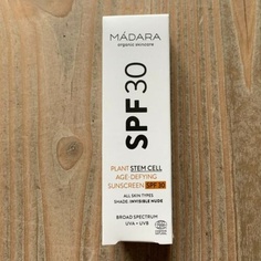 Антивозрастной солнцезащитный крем Madara Spf30 для лица, 10 мл, дорожный размер, новый, Korres