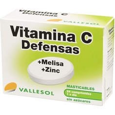 Melisa Zinc, жевательные таблетки с витамином С, 24 таблетки, Vallesol