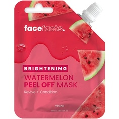 Осветляющая маска-пленка с арбузом, очищает и увлажняет, 60 мл, Face Facts