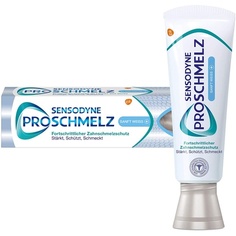 Зубная паста Proschmelz Sanft Weiss Plus 75 мл — улучшенная защита эмали с отбеливающим эффектом — укрепляет, защищает, имеет прекрасный вкус, Sensodyne
