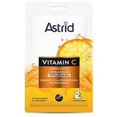 Энергизирующая и осветляющая текстильная маска с витамином С, Astrid