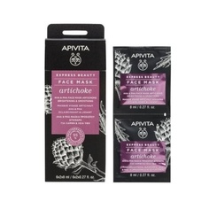 Маска для лица Express Beauty Aha &amp; Pha с артишоком 8 мл, Apivita