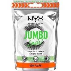 Накладные ресницы Jumbo Lash! Ego Flare 05 – Vegan – невидимые браслеты – долговечность в течение 12 часов., Nyx Professional Makeup