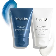 HEO Оптимальное соотношение увлажнения Двухэтапная ночная увлажняющая маска для лица Уход за кожей с гиалуроновой кислотой, Medik8