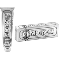 Зубная паста Отбеливающая мятная, 85 мл - способствует естественному отбеливанию зубов и удаляет налет, обеспечивая длительную свежесть, Marvis