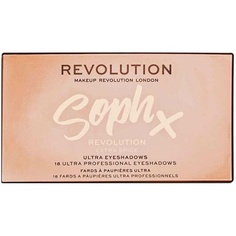 Палитра теней для век Revolution Sophx Extra Spice 18 x 0,8 г, Makeup Revolution