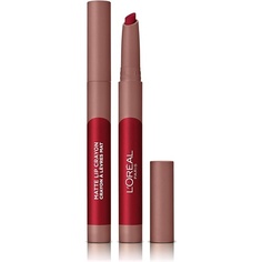 L&apos;Oreal Paris Infallible Very Matte Lip Crayon Губная помада Smudge Proof Red Lipstick 113 Brulee Ever 1 кг, L&apos;Oreal LOreal