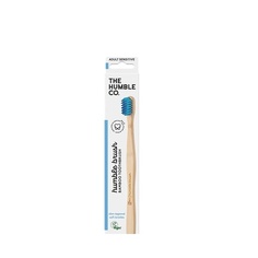 Бамбуковая зубная щетка для взрослых Sensitive Ultra Soft Blue, The Humble Co