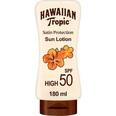 Солнцезащитный лосьон Satin Protection Spf 50 с манго и маслом ши 180мл, Hawaiian Tropic