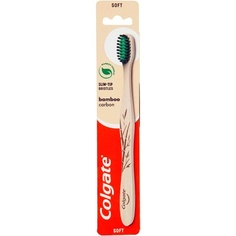 Бамбуковая угольная зубная щетка Soft, 1 шт., Colgate