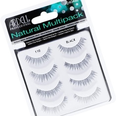 Natural Lashes No. 110 Набор накладных ресниц из 4 пар — ручная работа, веганские, гибкие и многоразовые, Ardell