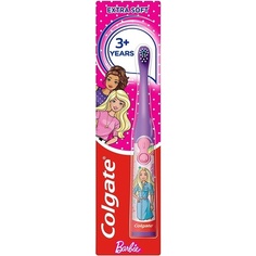 Детская зубная щетка Colgate на батарейках, разные цвета, Barbie