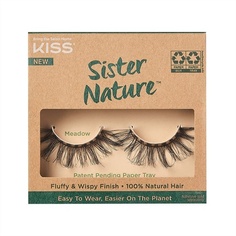 Накладные ресницы Sister Nature, 100% натуральные волосы, луговая, тонкая и пушистая отделка ресниц, Kiss
