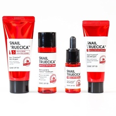 Snail Truecica Miracle Repair Starter Kit для чувствительной кожи - Набор для ухода за кожей лица, Some By Mi