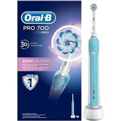 Электрическая аккумуляторная зубная щетка Crossaction Sensi-Clean, Oral-B