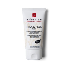 Milk &amp; Peel Mask Отшелушивающая и очищающая маска с кунжутным молоком для всех типов и тонов кожи, Erborian