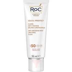 Soleil-Protect Unifying Fluid против коричневых пятен Spf50 Солнцезащитный крем для лица 50 мл, Roc