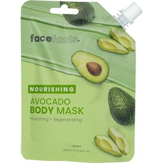 Питательная грязевая маска для тела с авокадо, Face Facts