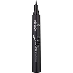 Косметика Tiny Tip Liner Водостойкая подводка для глаз 01 Глубокий черный макияж, Essence