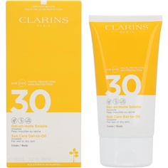 Солнцезащитный гель-масло Spf30 для унисекс — солнцезащитный крем на 5,2 унции, Clarins