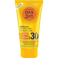 Солнцезащитный лосьон для лица и тела Sun Spf 30, 50 мл — дорожный размер, Dax